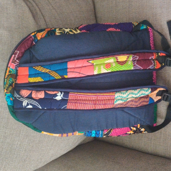 Multi-colored African Prints Backpack